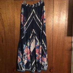 Flying tomato long colorful skirt